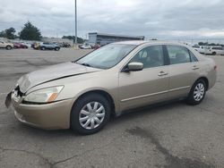 Vehiculos salvage en venta de Copart Moraine, OH: 2003 Honda Accord LX