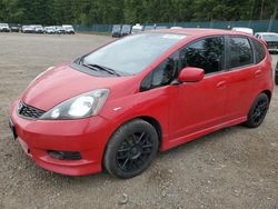 Salvage cars for sale at Graham, WA auction: 2012 Honda FIT Sport