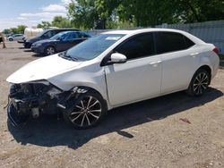 Salvage cars for sale from Copart London, ON: 2017 Toyota Corolla L