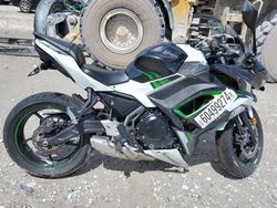 Salvage cars for sale from Copart Prairie Grove, AR: 2022 Kawasaki EX650 N