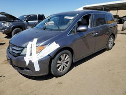 Salvage cars for sale at Brighton, CO auction: 2017 Honda Odyssey EXL