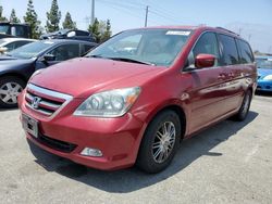 Salvage cars for sale at Rancho Cucamonga, CA auction: 2006 Honda Odyssey Touring