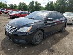 Nissan Sentra S Vehiculos salvage en venta: 2015 Nissan Sentra S