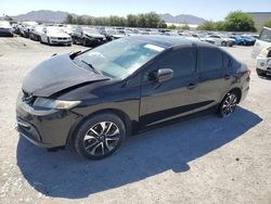 Salvage cars for sale at Las Vegas, NV auction: 2015 Honda Civic EX