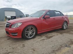 Salvage cars for sale from Copart Wichita, KS: 2012 Mercedes-Benz C 300 4matic