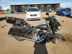 Salvage cars for sale from Copart Brighton, CO: 2010 Harley-Davidson FLHTCUSE5 BLK