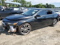 Salvage cars for sale from Copart Spartanburg, SC: 2021 Chevrolet Malibu LT