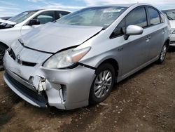 Salvage cars for sale at Brighton, CO auction: 2013 Toyota Prius PLUG-IN