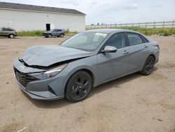 Salvage cars for sale at Portland, MI auction: 2022 Hyundai Elantra SEL