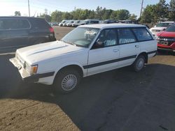 Salvage cars for sale at Denver, CO auction: 1991 Subaru Loyale