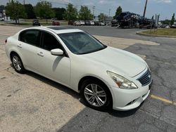 Salvage cars for sale at York Haven, PA auction: 2010 Infiniti G37