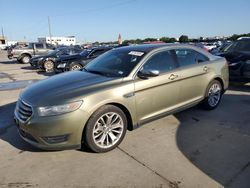 Salvage cars for sale at Grand Prairie, TX auction: 2013 Ford Taurus Limited
