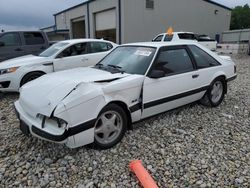 Salvage cars for sale at Wayland, MI auction: 1989 Ford Mustang LX