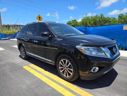 Salvage cars for sale at Homestead, FL auction: 2013 Nissan Pathfinder S