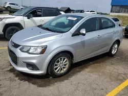 Salvage cars for sale at Woodhaven, MI auction: 2017 Chevrolet Sonic LT