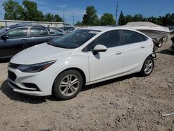 Salvage cars for sale from Copart Lansing, MI: 2017 Chevrolet Cruze LT