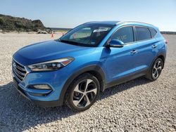 Salvage cars for sale at Temple, TX auction: 2016 Hyundai Tucson Limited