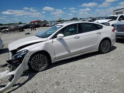 Salvage cars for sale at Cahokia Heights, IL auction: 2017 Ford Fusion Titanium