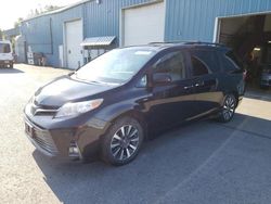 Salvage cars for sale at Anchorage, AK auction: 2019 Toyota Sienna XLE