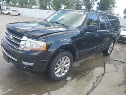 Ford Expedition salvage cars for sale: 2017 Ford Expedition EL Limited