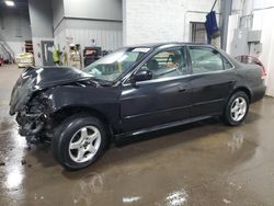 Salvage cars for sale at Ham Lake, MN auction: 2002 Honda Accord EX