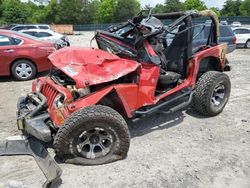 Salvage cars for sale at Madisonville, TN auction: 2004 Jeep Wrangler / TJ Sport