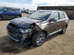 Salvage cars for sale at Brighton, CO auction: 2017 Mitsubishi Outlander SE