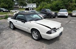 Ford Mustang lx salvage cars for sale: 1992 Ford Mustang LX