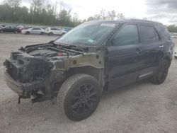 Salvage cars for sale at Leroy, NY auction: 2017 Ford Explorer Limited