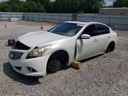 Salvage cars for sale at Augusta, GA auction: 2012 Infiniti G25 Base