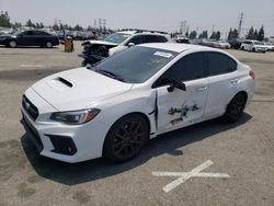 Salvage cars for sale from Copart Rancho Cucamonga, CA: 2020 Subaru WRX Premium