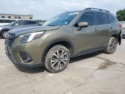 Salvage cars for sale at Wilmer, TX auction: 2022 Subaru Forester Limited