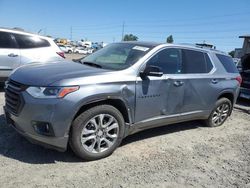 Salvage cars for sale at Eugene, OR auction: 2021 Chevrolet Traverse Premier