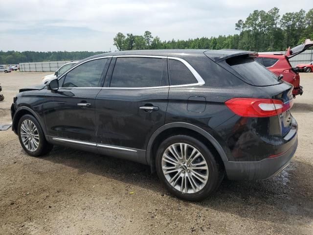 2018 Lincoln MKX Reserve