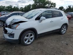 Chevrolet Trax ltz salvage cars for sale: 2015 Chevrolet Trax LTZ