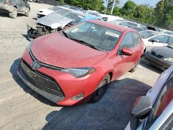 Toyota Corolla l Vehiculos salvage en venta: 2017 Toyota Corolla L