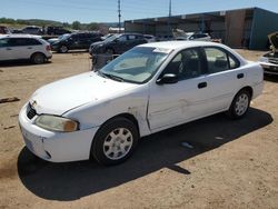 Salvage cars for sale at Colorado Springs, CO auction: 2002 Nissan Sentra XE