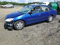 Honda Civic dx vp Vehiculos salvage en venta: 2005 Honda Civic DX VP