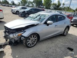 Mazda salvage cars for sale: 2017 Mazda 3 Touring