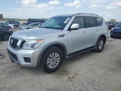 Salvage cars for sale at Kansas City, KS auction: 2019 Nissan Armada SV