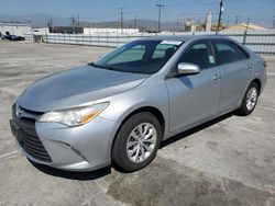 Salvage cars for sale from Copart Sun Valley, CA: 2017 Toyota Camry LE