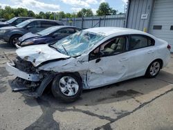 Salvage cars for sale from Copart Grantville, PA: 2013 Honda Civic LX