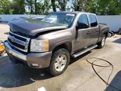 Salvage cars for sale at Bridgeton, MO auction: 2007 Chevrolet Silverado K1500 Crew Cab