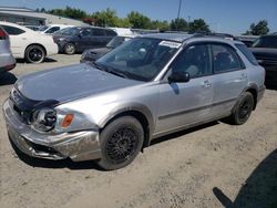 Vehiculos salvage en venta de Copart Sacramento, CA: 2003 Subaru Impreza Outback Sport