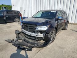 Salvage cars for sale from Copart Windsor, NJ: 2014 Acura MDX Technology