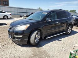 Salvage cars for sale at Kansas City, KS auction: 2013 Chevrolet Traverse LTZ