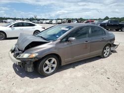 Salvage cars for sale from Copart Houston, TX: 2010 Honda Civic LX-S