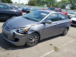 Hyundai Accent gls salvage cars for sale: 2015 Hyundai Accent GLS