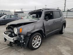 Salvage cars for sale from Copart Sun Valley, CA: 2021 Jeep Renegade Latitude