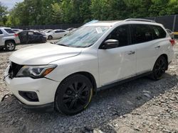 Salvage cars for sale at Waldorf, MD auction: 2017 Nissan Pathfinder S